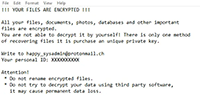 Cuba Ransomware Screenshot
