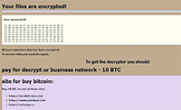 Globe Imposter 2.0 Ransomware Screenshot